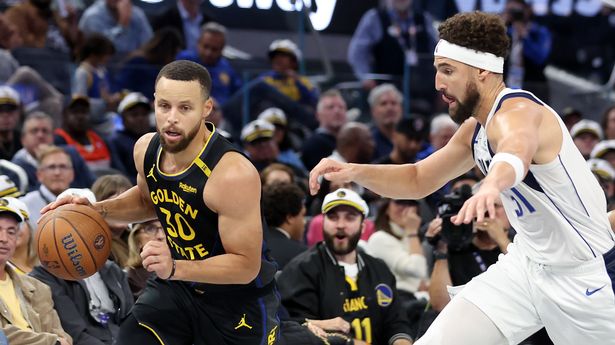 Stephen Curry und Klay Thompson versuchten beide ihr Bestes, um am Spiel teilzunehmen